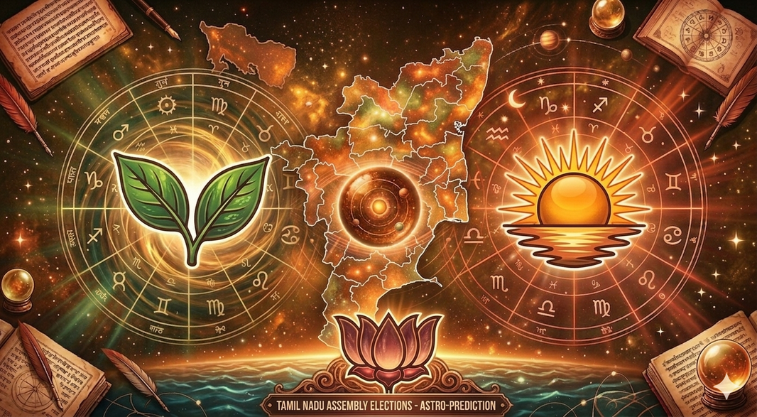 Tamil Nadu 2026 Election: Vedic Astrology Prediction for TVK vs AIADMK vs DMK vs BJP